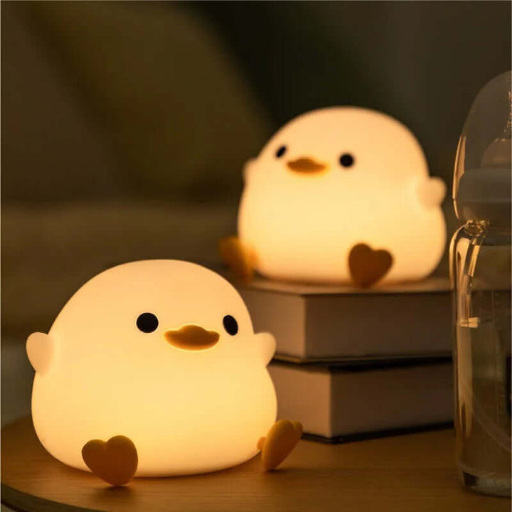 Kuschelige Enten-Nachtlampe mit sanftem Licht
