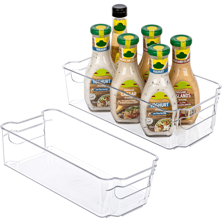 Transparente Kühlschrank Organizer Boxen