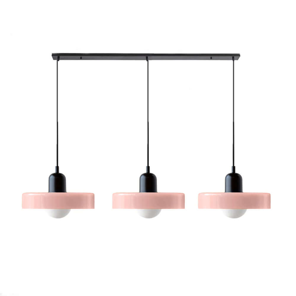 Lampe suspendue Bauhaus à 3 têtes