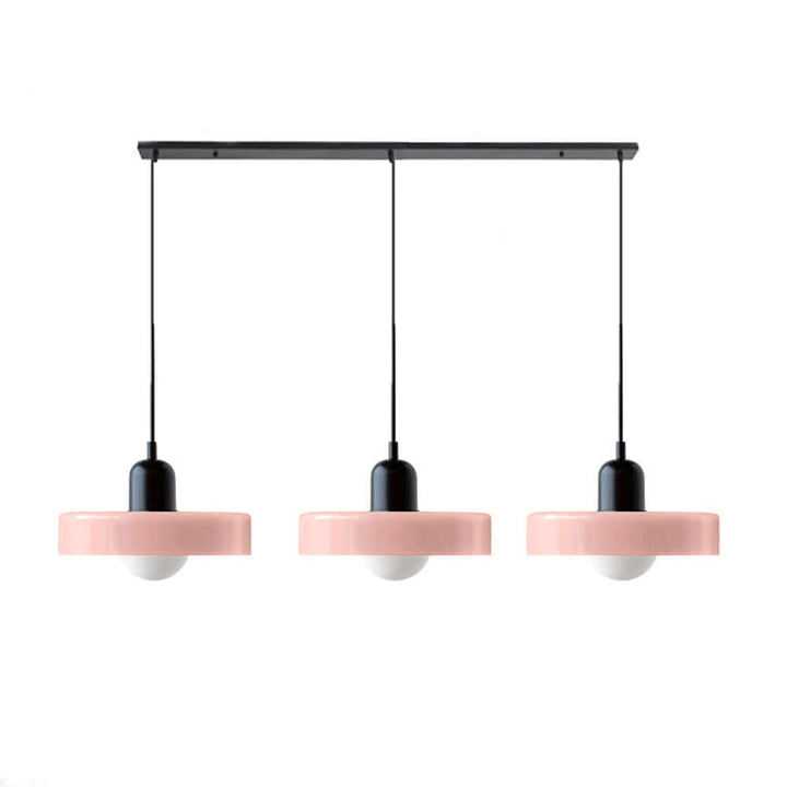 Lampe suspendue Bauhaus à 3 têtes