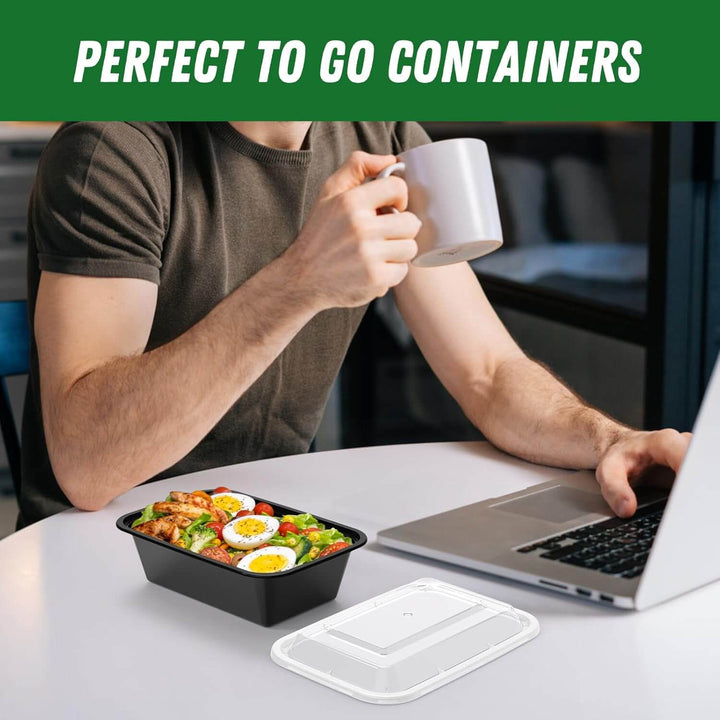 50 Wiederverwendbare Meal-Prep-Behälter 700ml