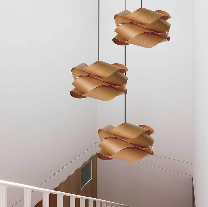 Hängeleuchte Holz Design Modern Esszimmerlampe