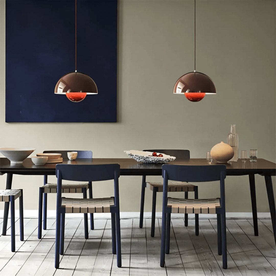 Skandinavische LED-Hängeleuchte - Blumentopf Design