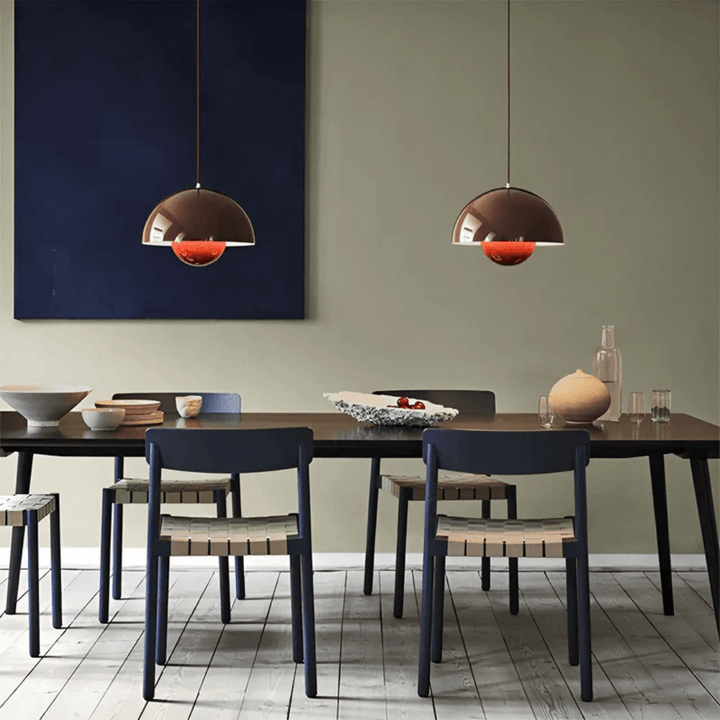 Skandinavische LED-Hängeleuchte - Blumentopf Design