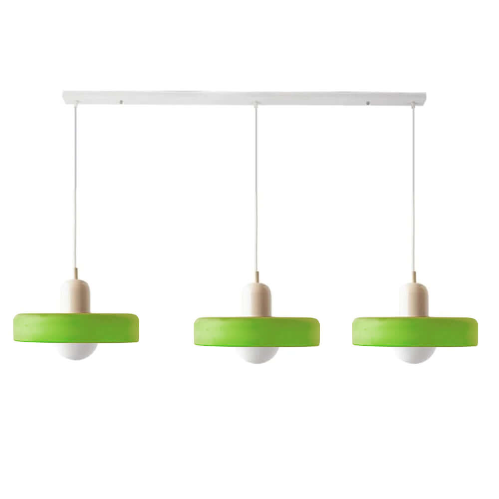 Lampe suspendue Bauhaus à 3 têtes