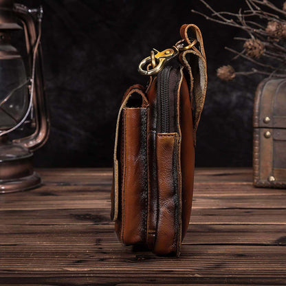 Sac banane en cuir pour homme