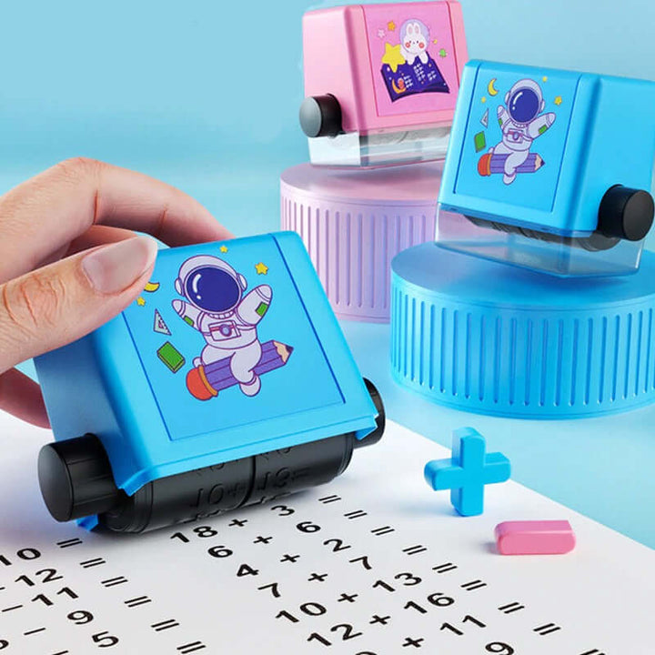 Mathe-Lernstempel - Zahlen-Stempel für Kinder