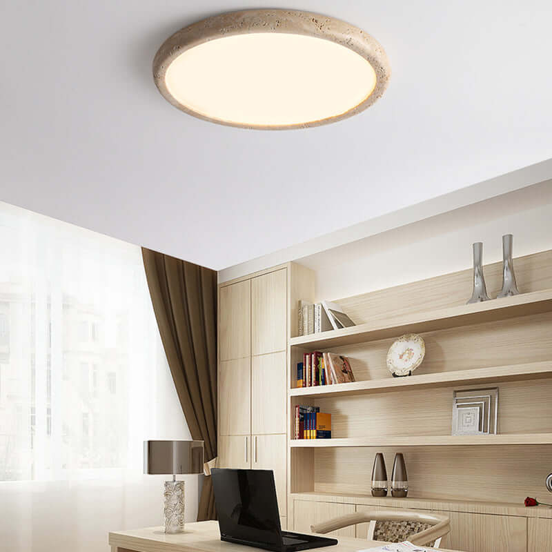 Naturstein LED-Deckenleuchte 38cm