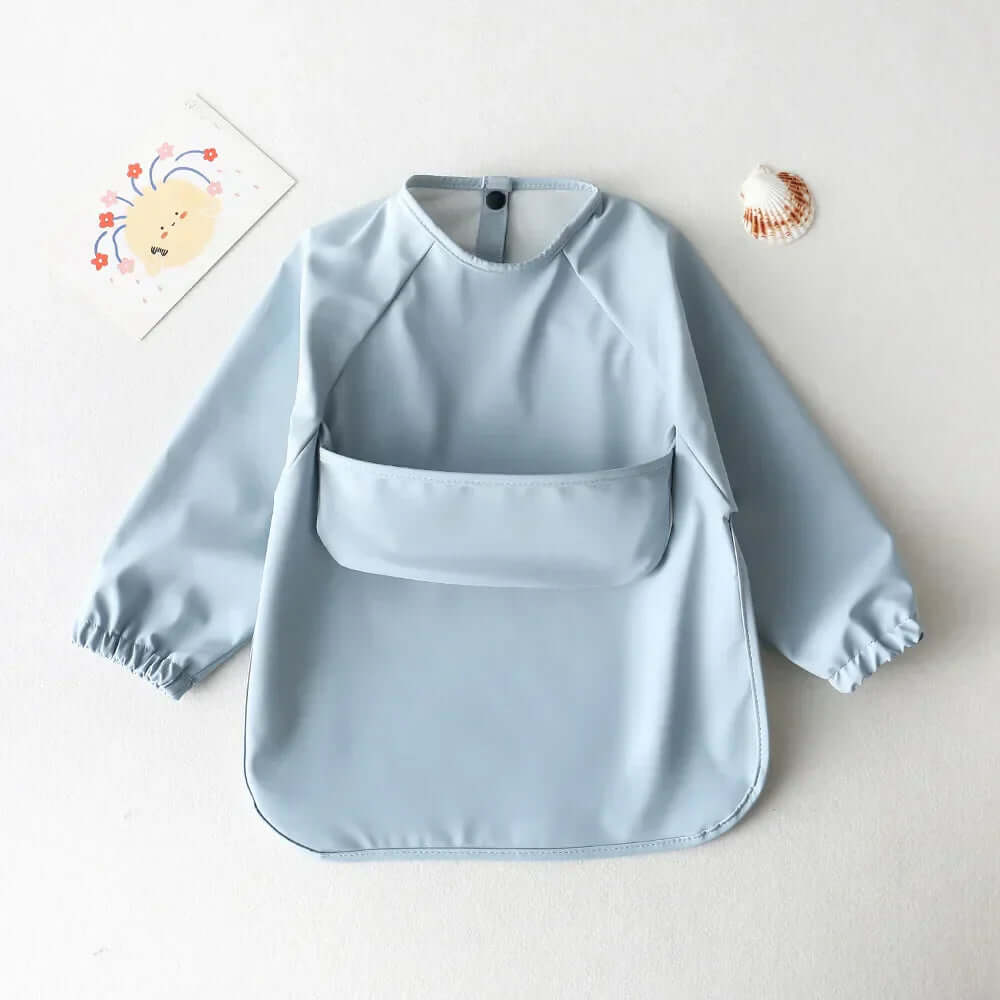 Baby-Lätzchen mit langen Ärmeln - Kleckerschutz für Babys