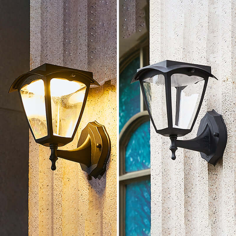 Applique murale LED solaire d'extérieur