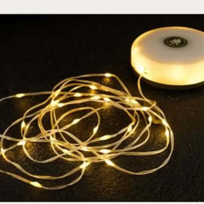 Guirlande lumineuse LED 10 m, étanche, USB, blanc chaud