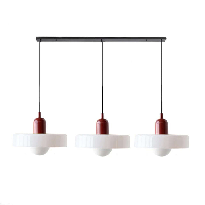 Lampe suspendue Bauhaus à 3 têtes