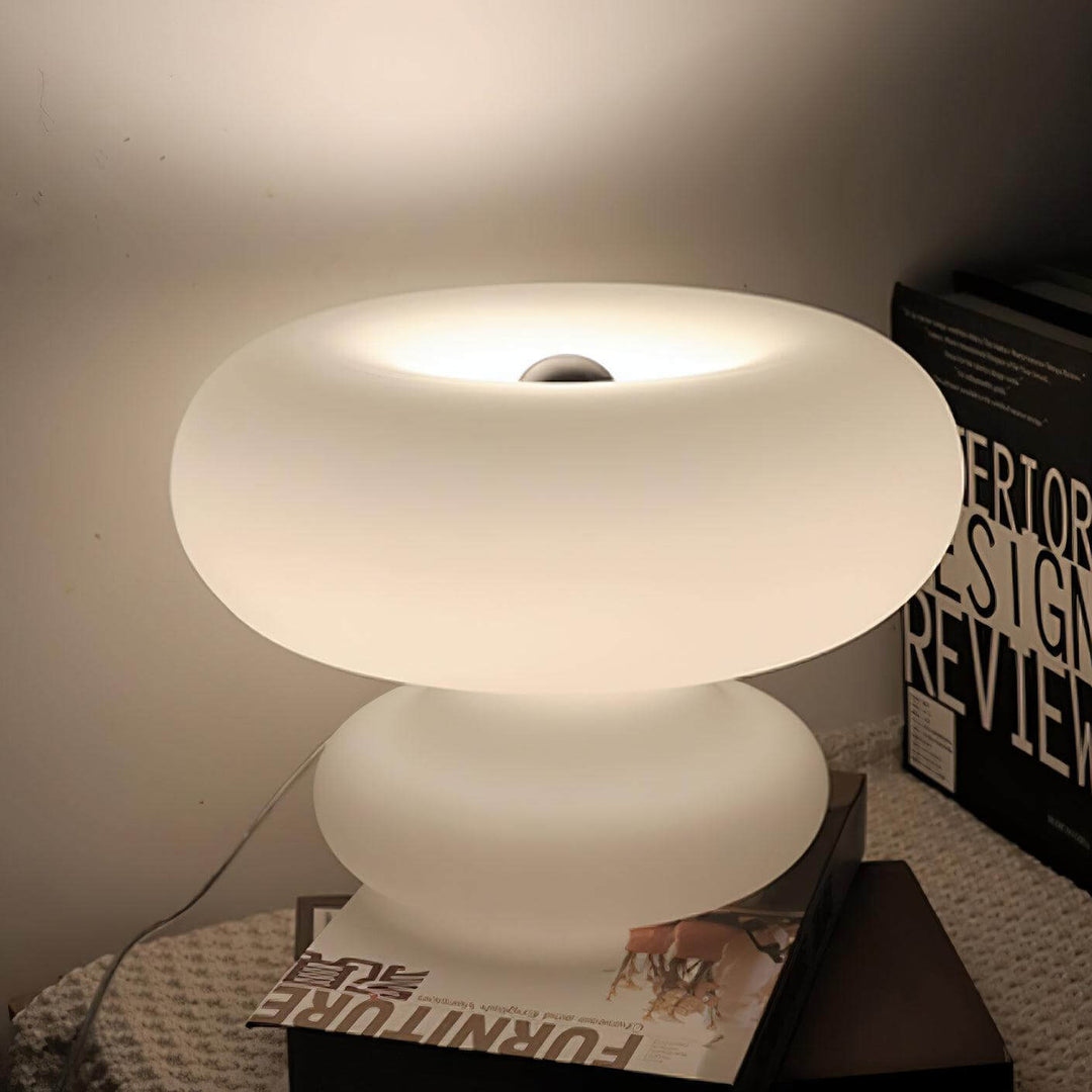 Lampe de table Donut design moderne éclairage intérieur LED