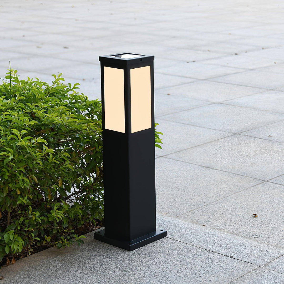 Moderne LED Pollerleuchte Außen Garten