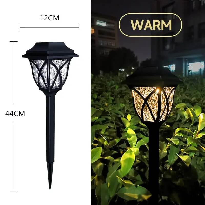 Solar Gartenleuchte mit Erdspieß