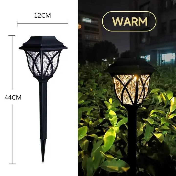 Solar Gartenleuchte mit Erdspieß