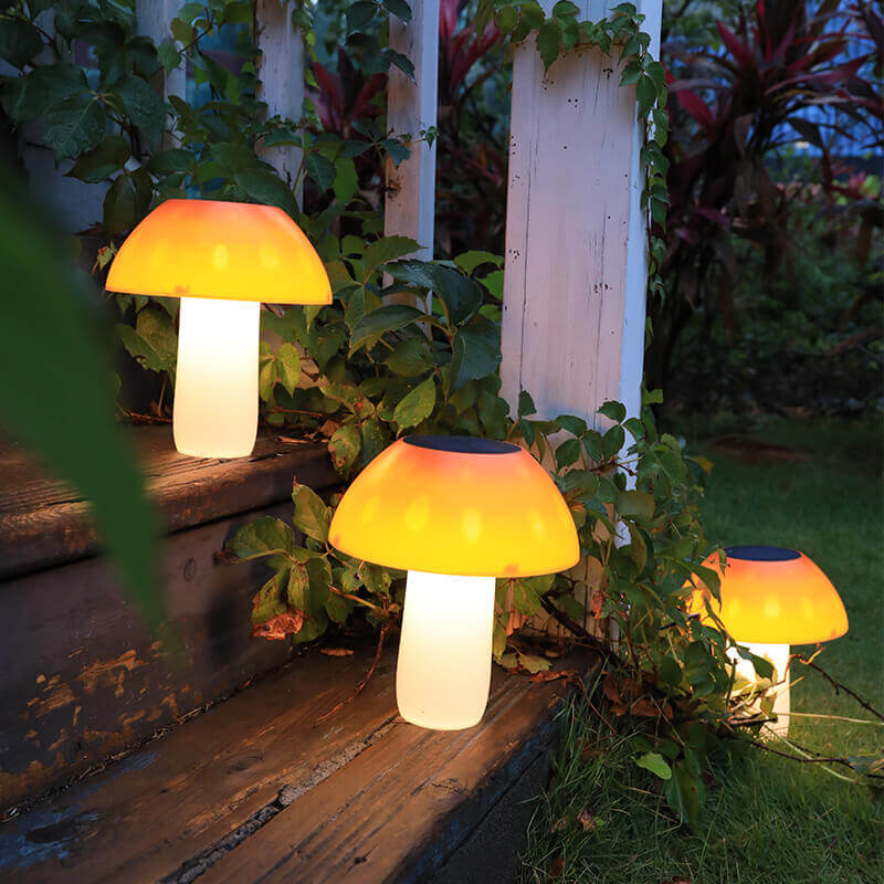 Solar Pilz Dekolicht Außen Garten