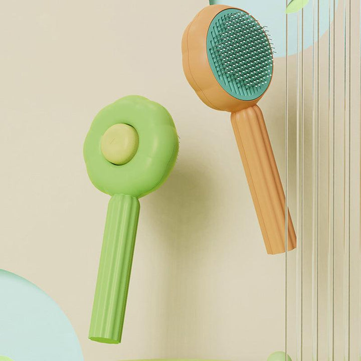 Brosse autonettoyante pour chat pour un toilettage facile