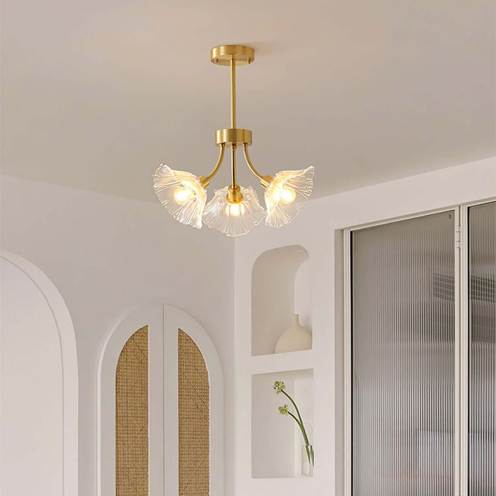 Blumenglas Kronleuchter - Elegant & Modern