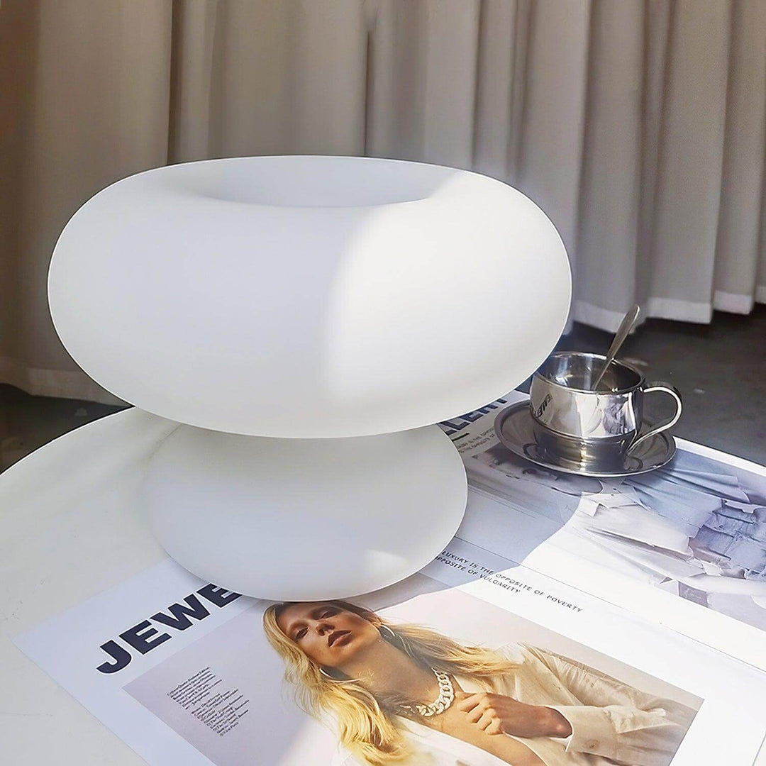 Lampe de table Donut design moderne éclairage intérieur LED
