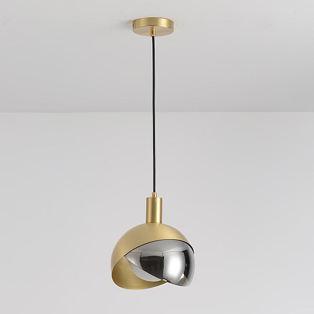Elegante Pendelleuchte - Glas Metall Design