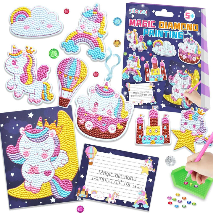 Diamant-Sticker-Set - Kreatives Bastelset für Kinder