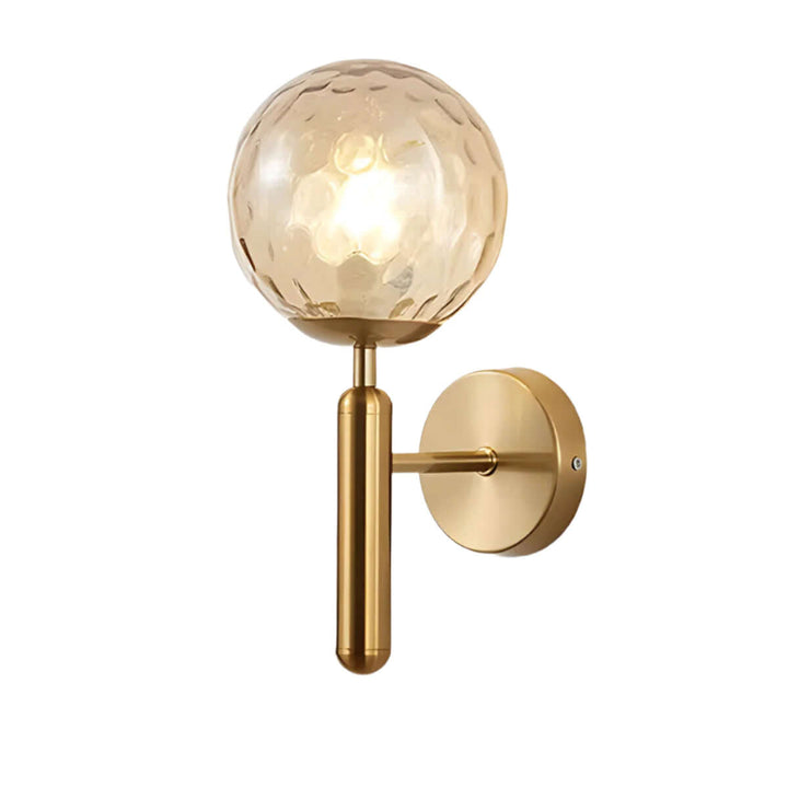 Elegante Glas-Wandleuchte im Vintage-Stil