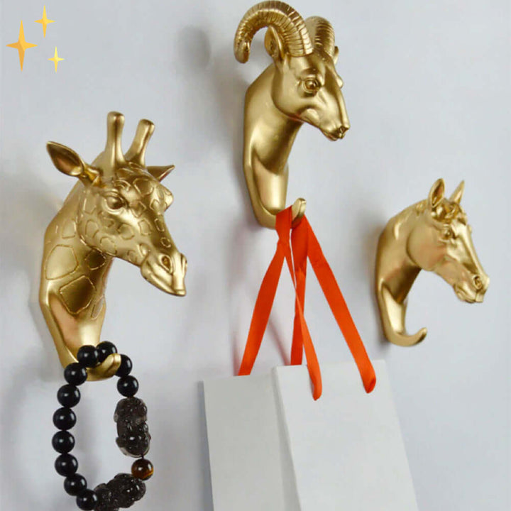 Dekorative Tier Wandhaken Gold