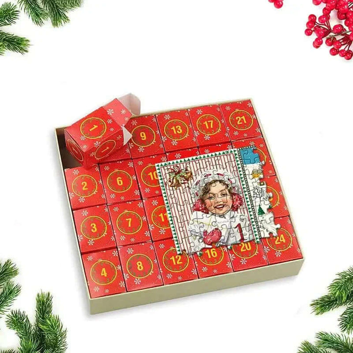 Weihnachts-Puzzle-Adventskalender