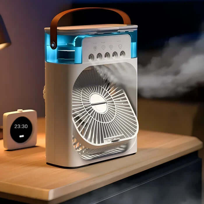Tragbarer 3-in-1 Luftkühler mit LED