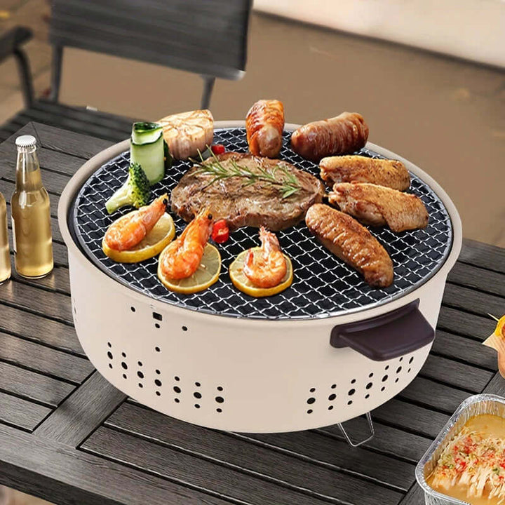 Kompakter Rauchfreier Elektrogrill