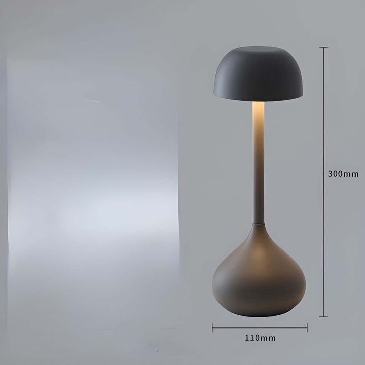 Dimmbare LED Tischlampe Kabellos - Pilz Design