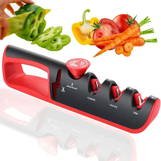 4-in-1 Multifunktionaler Messerschärfer mit Winkel