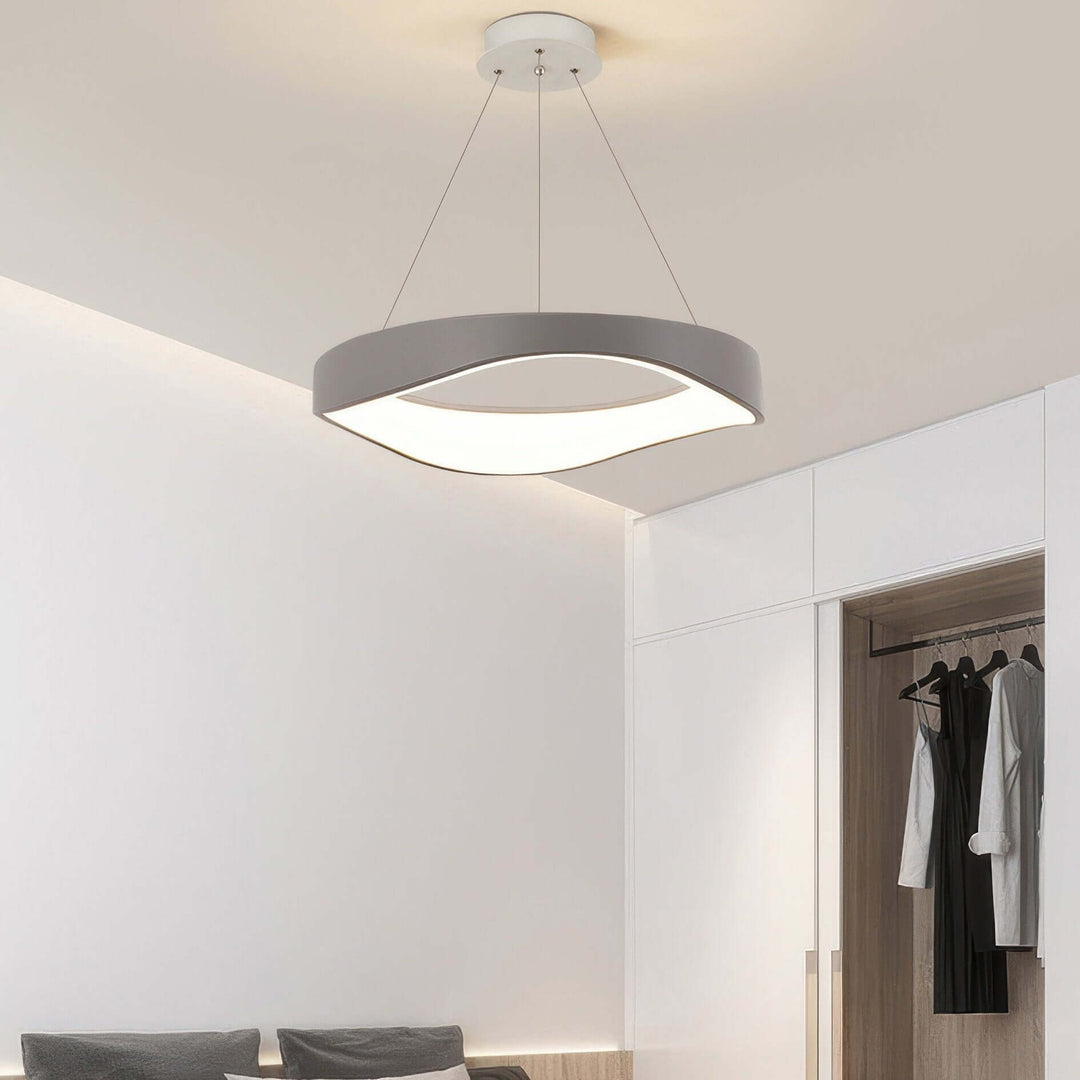 Moderne Runde LED-Pendelleuchte
