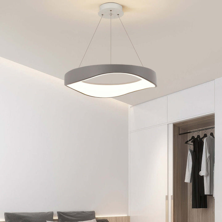Moderne Runde LED-Pendelleuchte