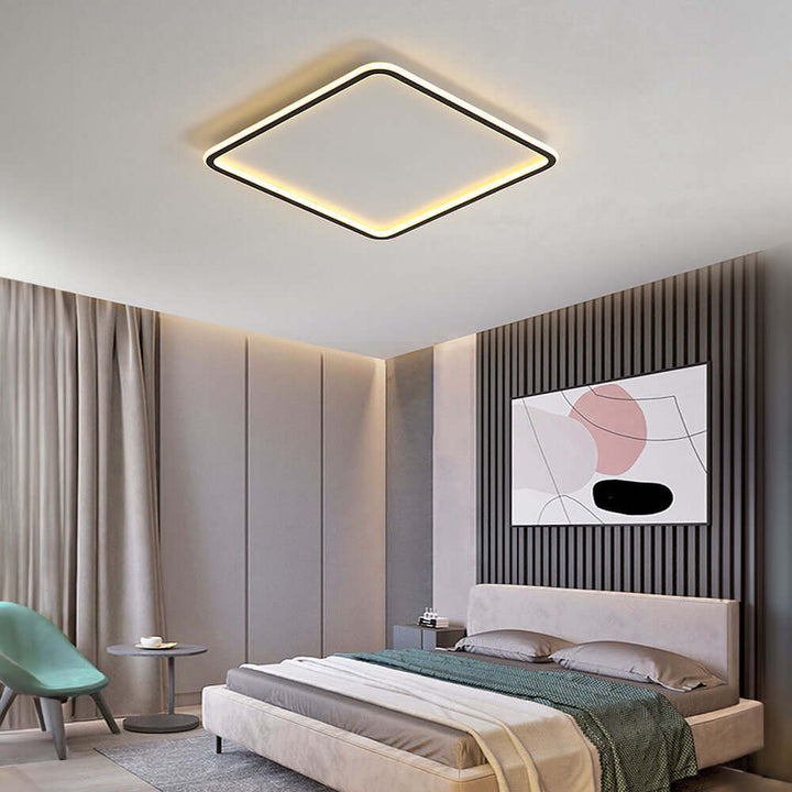Quadratische LED Deckenleuchte