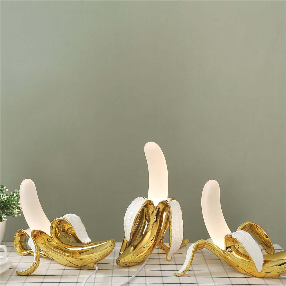 Art Deco Tischlampe Bananen Design