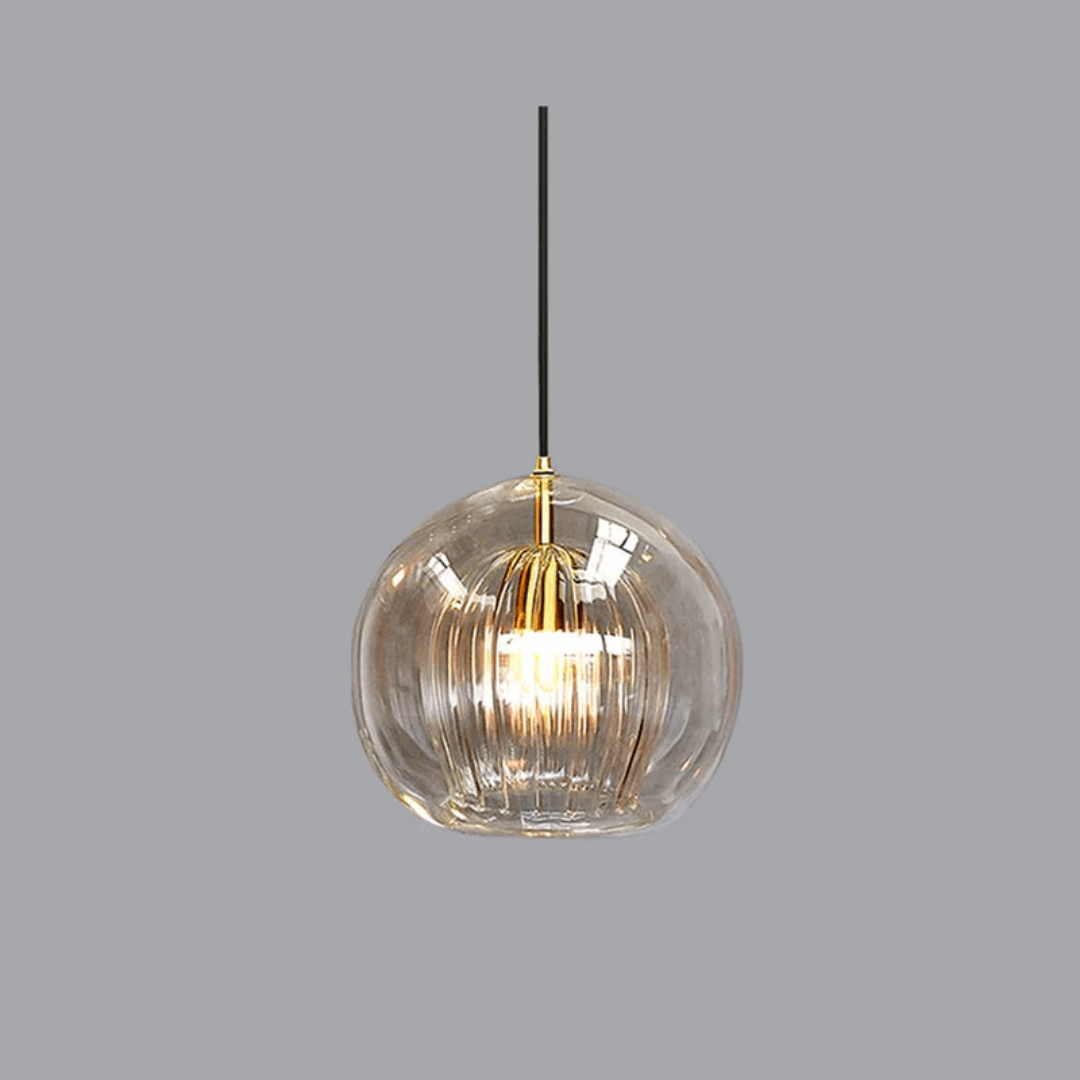 Moderne LED Pendelleuchte Glaskugel - Höhenverstellbar