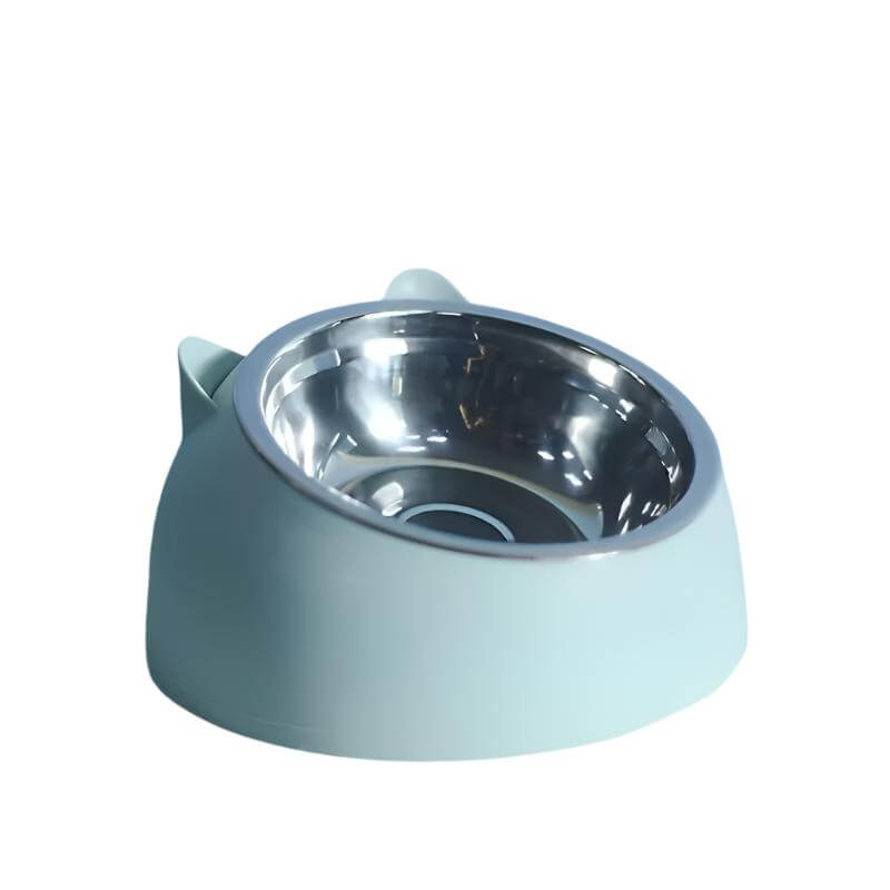 Gamelle surélevée pour chat en acier inoxydable