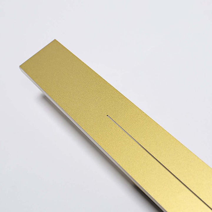 Moderne LED Wandleuchte Gold Schwarz Innen