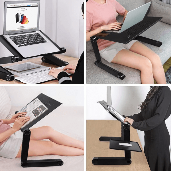 Support ergonomique pour ordinateur portable rotatif à 360° - FlexStand