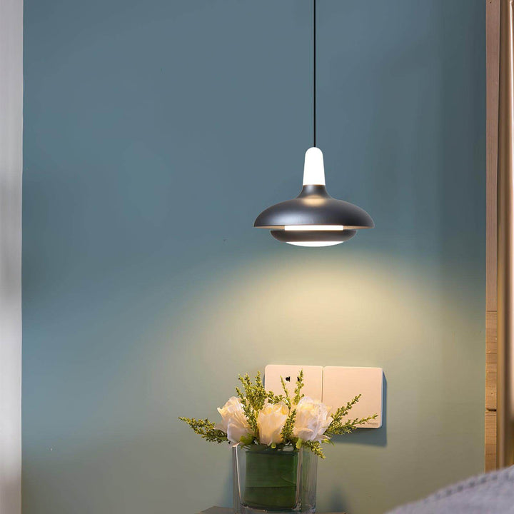 Moderne LED Pendelleuchte, Aluminium, 18cm