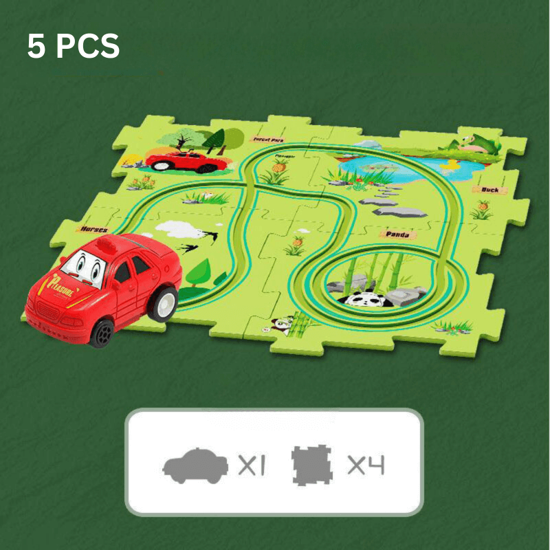Kinder-Rennspielzeug: Kreativ-Puzzle