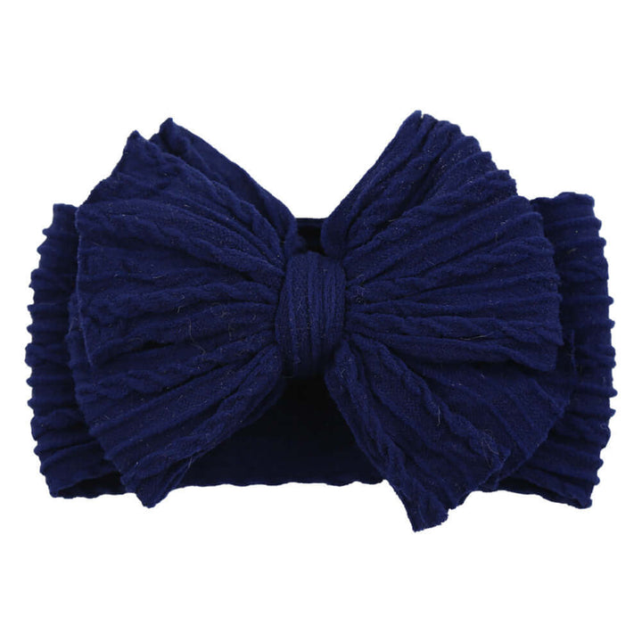 Bandeau en nylon pour enfants avec nœud - élastique et polyvalent