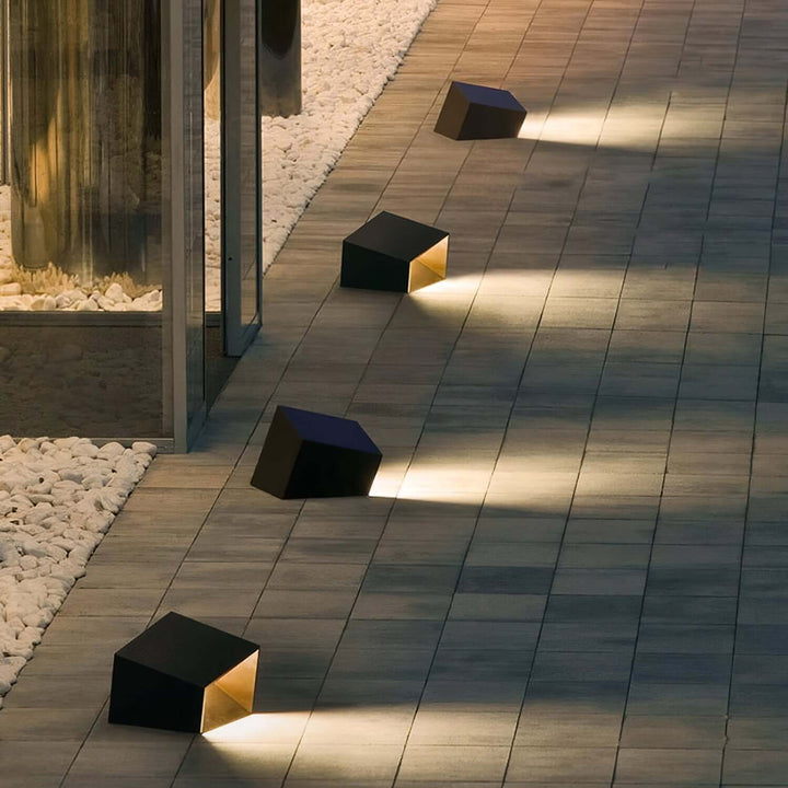 Solar Aussenleuchte Garten LED Würfel IP65