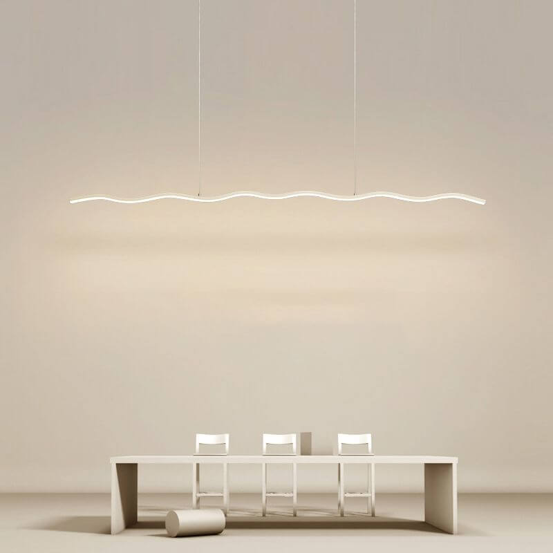Moderne LED-Pendelleuchte Wellen-Design
