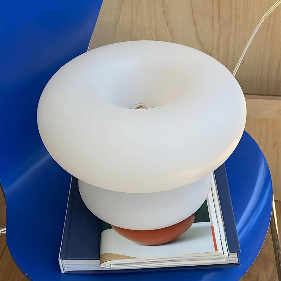 Lampe de table Donut design moderne éclairage intérieur LED