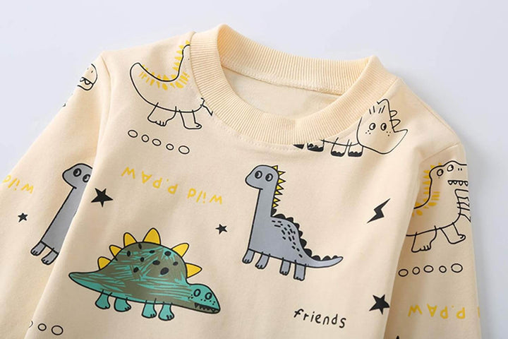 Ensemble de vêtements pour enfants - T-shirt et pantalon dinosaure