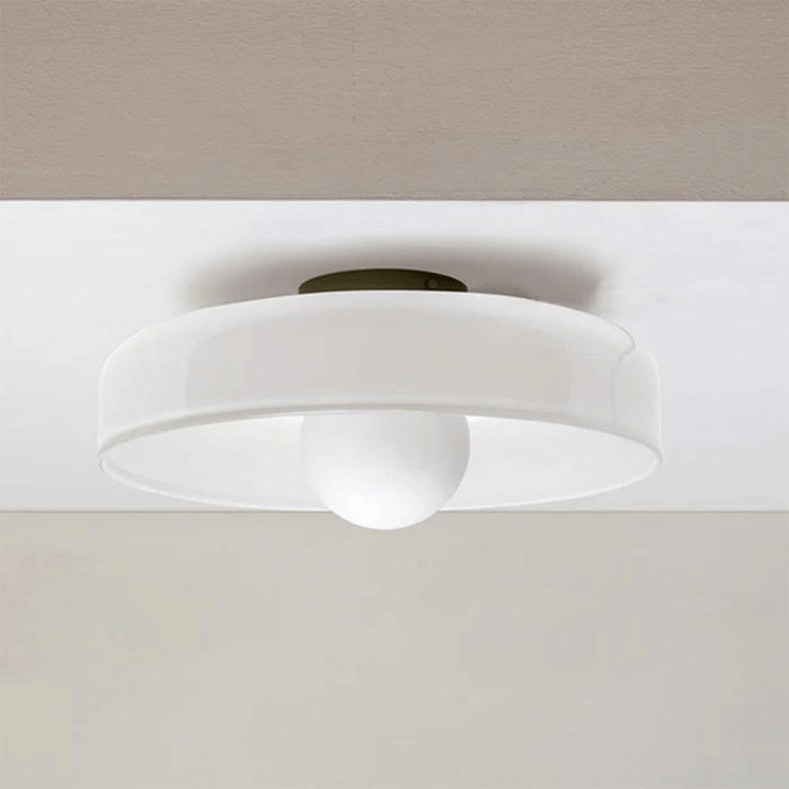 Runde LED Deckenleuchte Modern Glas Lampe