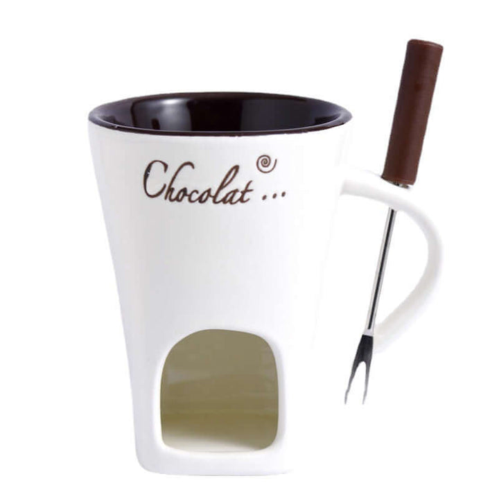 Fondue Tasse - Schokoladen-Genuss für Zuhause